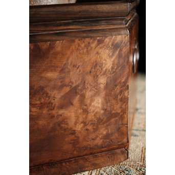 花梨瘤木に縞黒檀 六角瓶掛　X249 