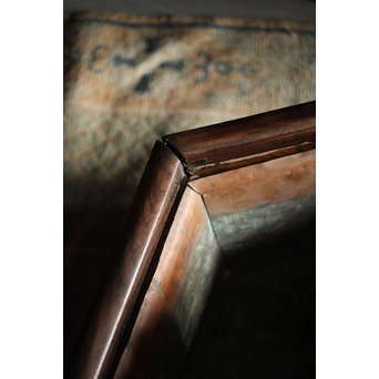 花梨瘤木に縞黒檀 六角瓶掛　X249 