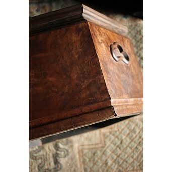 花梨瘤木に縞黒檀 六角瓶掛　X249 