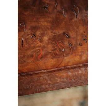 花梨瘤木に縞黒檀 六角瓶掛　X249 