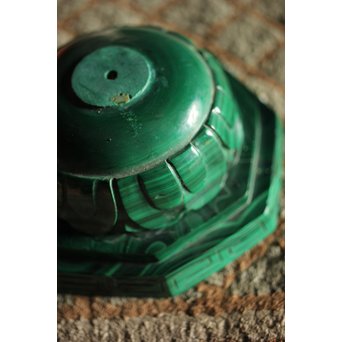 孔雀石 茶銚敷　U226 