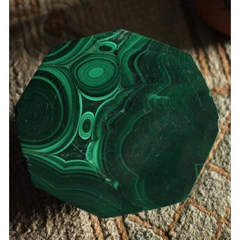 孔雀石 茶銚敷　U226 