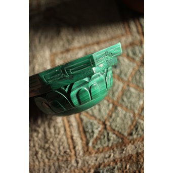 孔雀石 茶銚敷　U226 