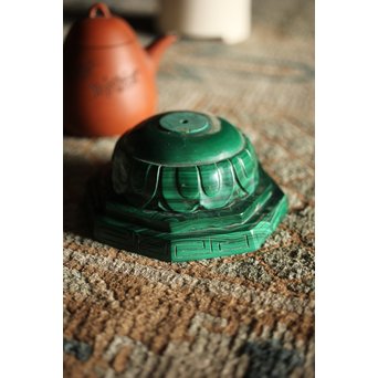 孔雀石 茶銚敷　U226 