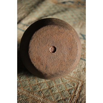 紫金堂 忠三郎系 時代鉄環摘蓋 平提手 天明形手取釜/鉄瓶/湯沸　M229 