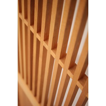 障子枠付 白木格子戸 2枚1組　L1032Y 