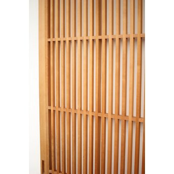 障子枠付 白木格子戸 2枚1組　L1032Y 