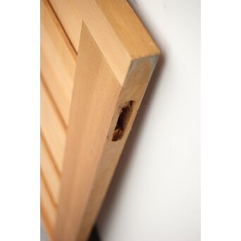 障子枠付 白木格子戸 2枚1組　L1032Y 