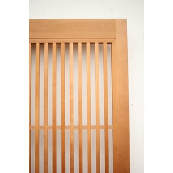 障子枠付 白木格子戸 2枚1組　L1032Y 