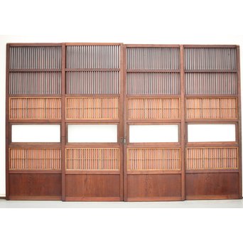 細身格子戸 4枚1組　L1033 