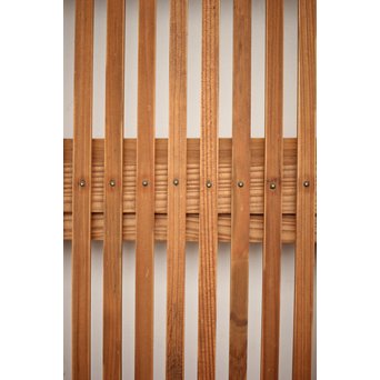 障子枠付 白木格子戸 4枚1組　L1034 