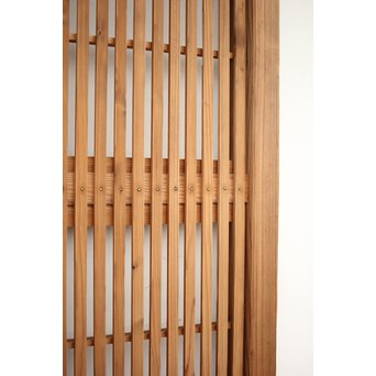 障子枠付 白木格子戸 4枚1組　L1034 