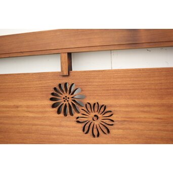 長尺 菊透かし欄間　R0032 