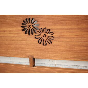 長尺 菊透かし欄間　R0032 