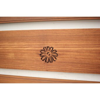 長尺 菊透かし欄間　R0032 