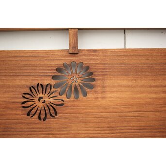 長尺 菊透かし欄間　R0032 