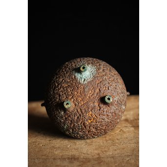 少砂瓶系 銅の古鉄風香炉　M232 