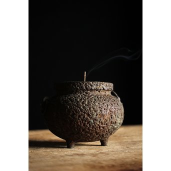 少砂瓶系 銅の古鉄風香炉　M232 