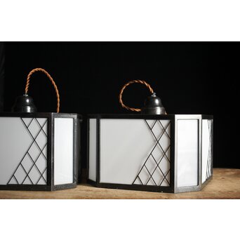 八角銅縁電笠照明 2個1組　A2014YD