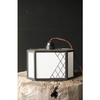 八角銅縁電笠照明 2個1組　A2014YD 