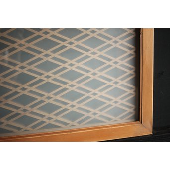 二重菱形組子 小型欄間　R0035 