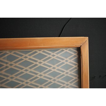 二重菱形組子 小型欄間　R0035 