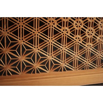 3種ベタ入組子 小型欄間　R0036 