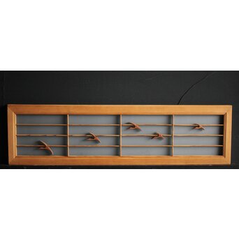 雁の群 中型欄間　R0037