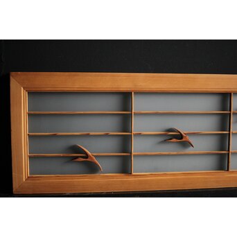 雁の群 中型欄間　R0037 