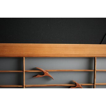 雁の群 中型欄間　R0037 