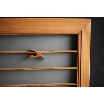 雁の群 中型欄間　R0037 