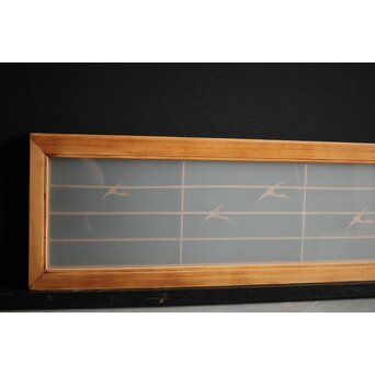 雁の群 中型欄間　R0037 