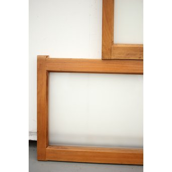 4色ガラスの欄間/明り取り 4枚1組　R0038Y 