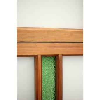 4色ガラスの欄間/明り取り 4枚1組　R0038Y 