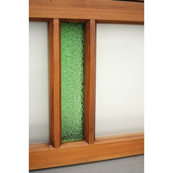 4色ガラスの欄間/明り取り 4枚1組　R0038Y 