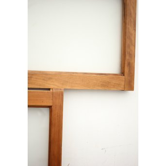 4色ガラスの欄間/明り取り 4枚1組　R0038Y 