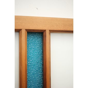 4色ガラスの欄間/明り取り 4枚1組　R0038Y 