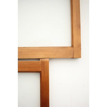 4色ガラスの欄間/明り取り 4枚1組　R0038Y 