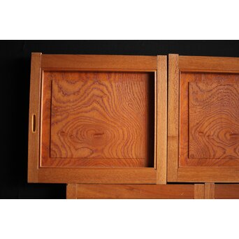 玉杢の小型板戸 4枚1組　B996 