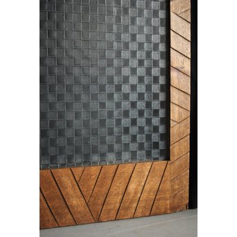 名栗框のチェッカーガラス戸　GD1306 