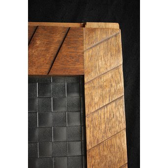 名栗框のチェッカーガラス戸　GD1306 