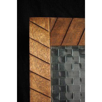 名栗框のチェッカーガラス戸　GD1306 