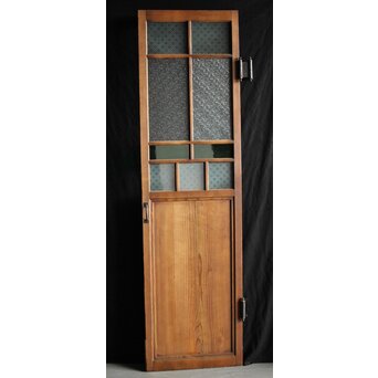 ハイサイズ レトロ緑色ガラス戸　GD1308YD