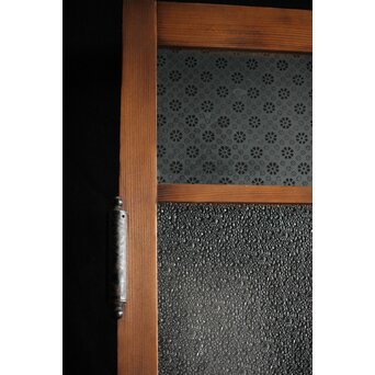 ハイサイズ レトロ緑色ガラス戸　GD1308YD 