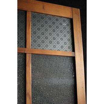 ハイサイズ レトロ緑色ガラス戸　GD1308YD 