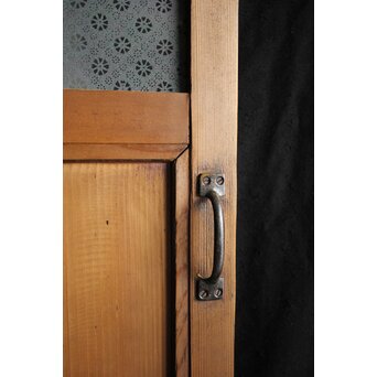 ハイサイズ レトロ緑色ガラス戸　GD1308YD 