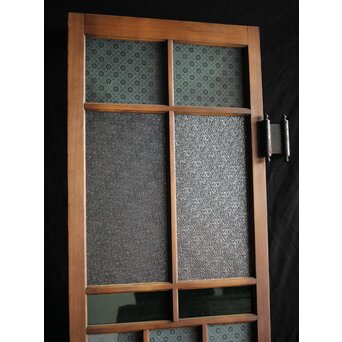 ハイサイズ レトロ緑色ガラス戸　GD1308YD 