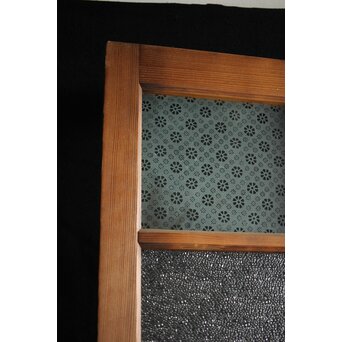 ハイサイズ レトロ緑色ガラス戸　GD1308YD 