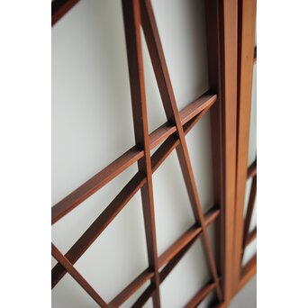 幾何学模様組子の中型建具 2枚1組　GD1309 