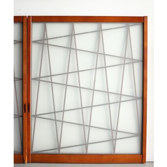 幾何学模様組子の中型建具 2枚1組　GD1309 